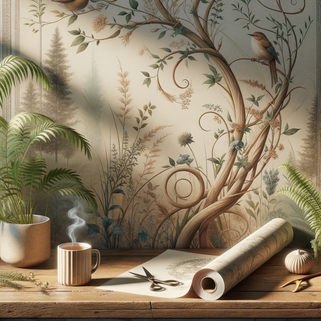 Nature-Inspired Wallpaper Designs for a Calm and Serene Home Environment