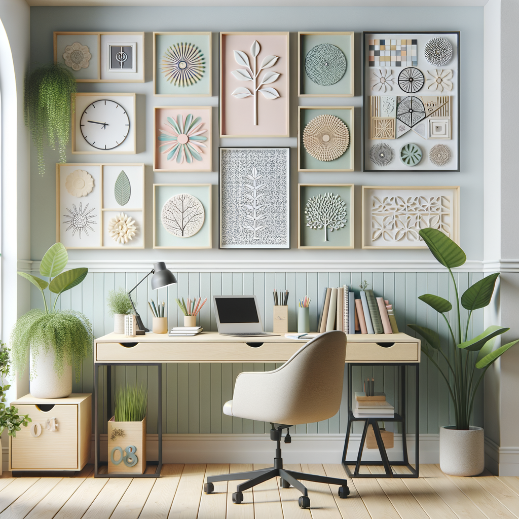 Enhance Your Home Office with Productivity-Boosting Wallpaper Designs