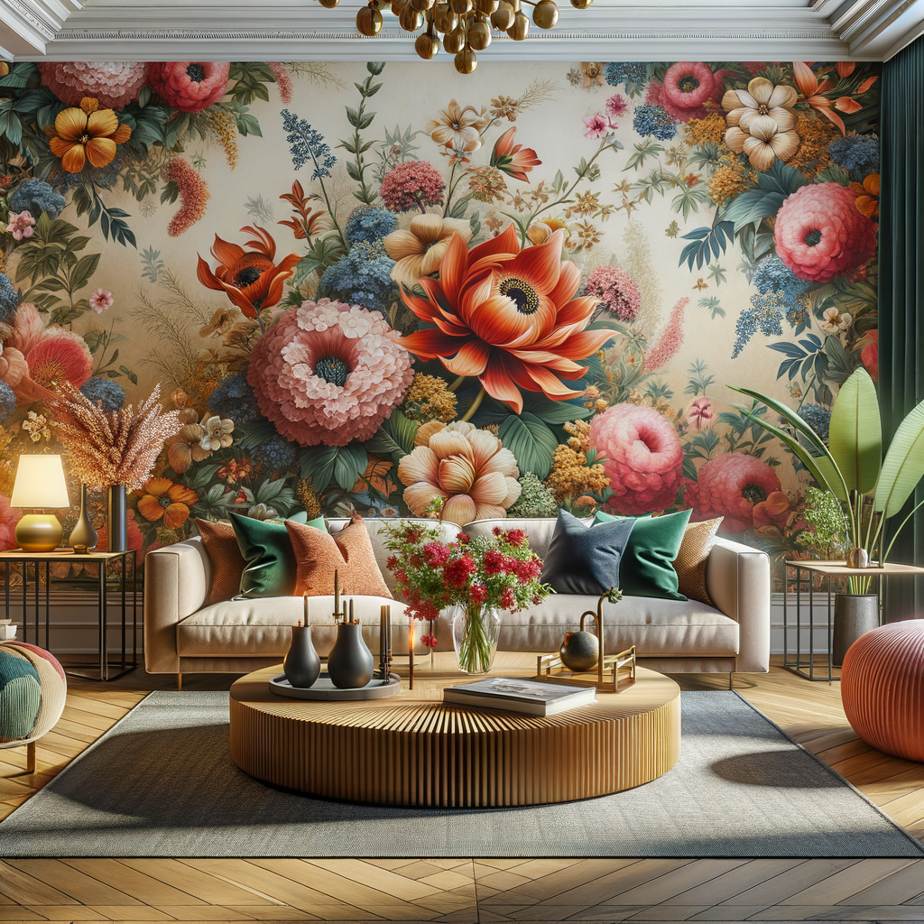 Vibrant Floral Wallpaper Designs to Revitalize Your Living Space