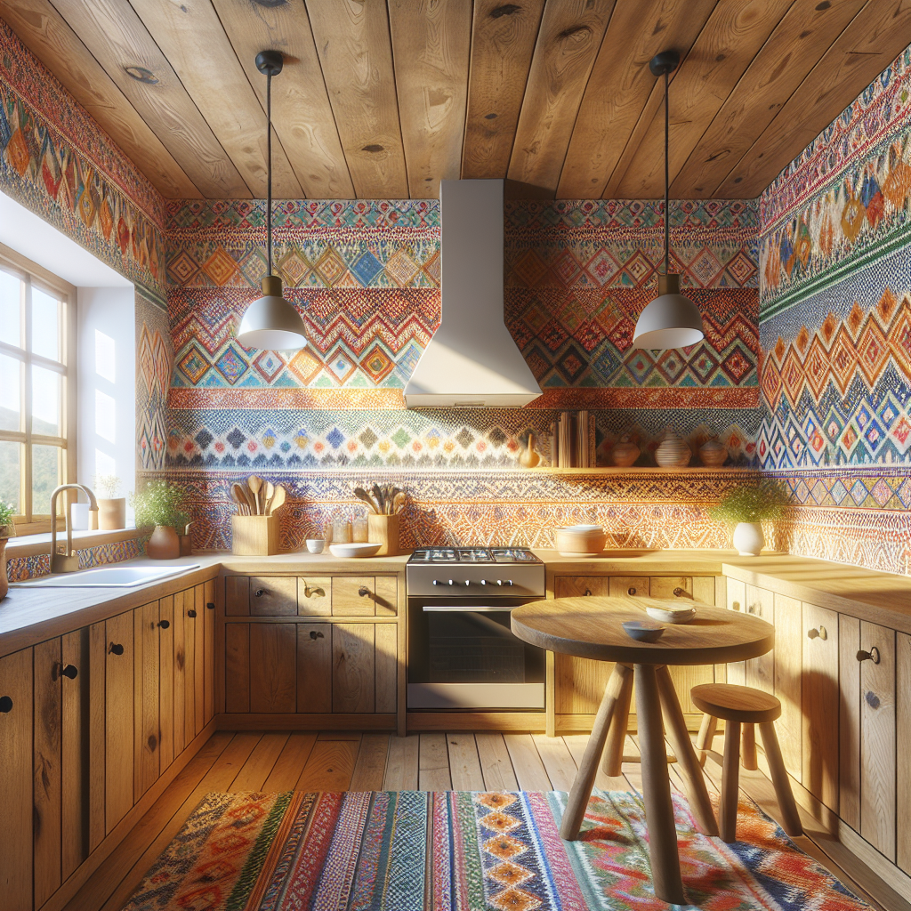 Geometric Kitchen Whimsy