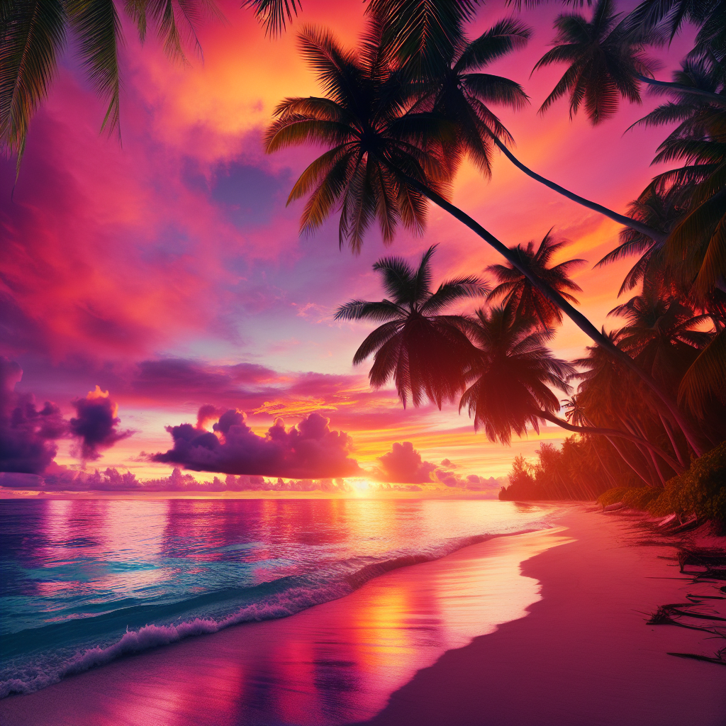 Tropical Sunset Serenity