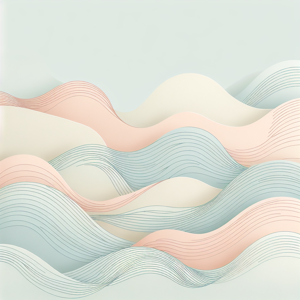 Pastel Ocean Waves