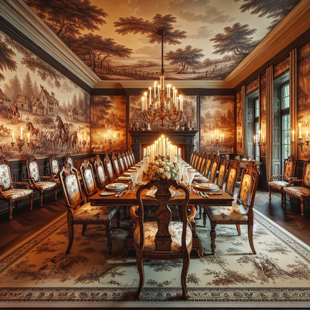 Classic Toile Dining Experience