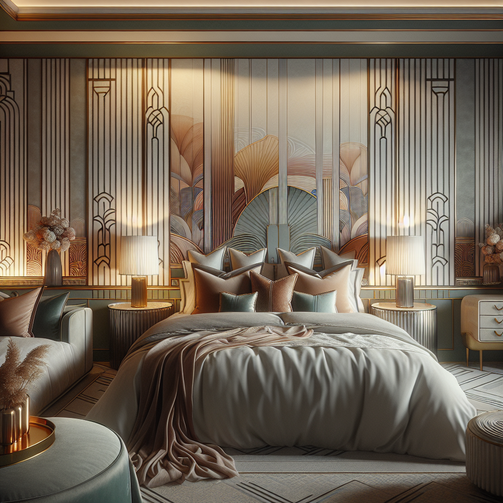 Pastel Dreams in Art Deco Style